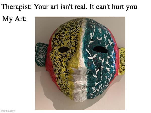 Don't worry he can't hurt you